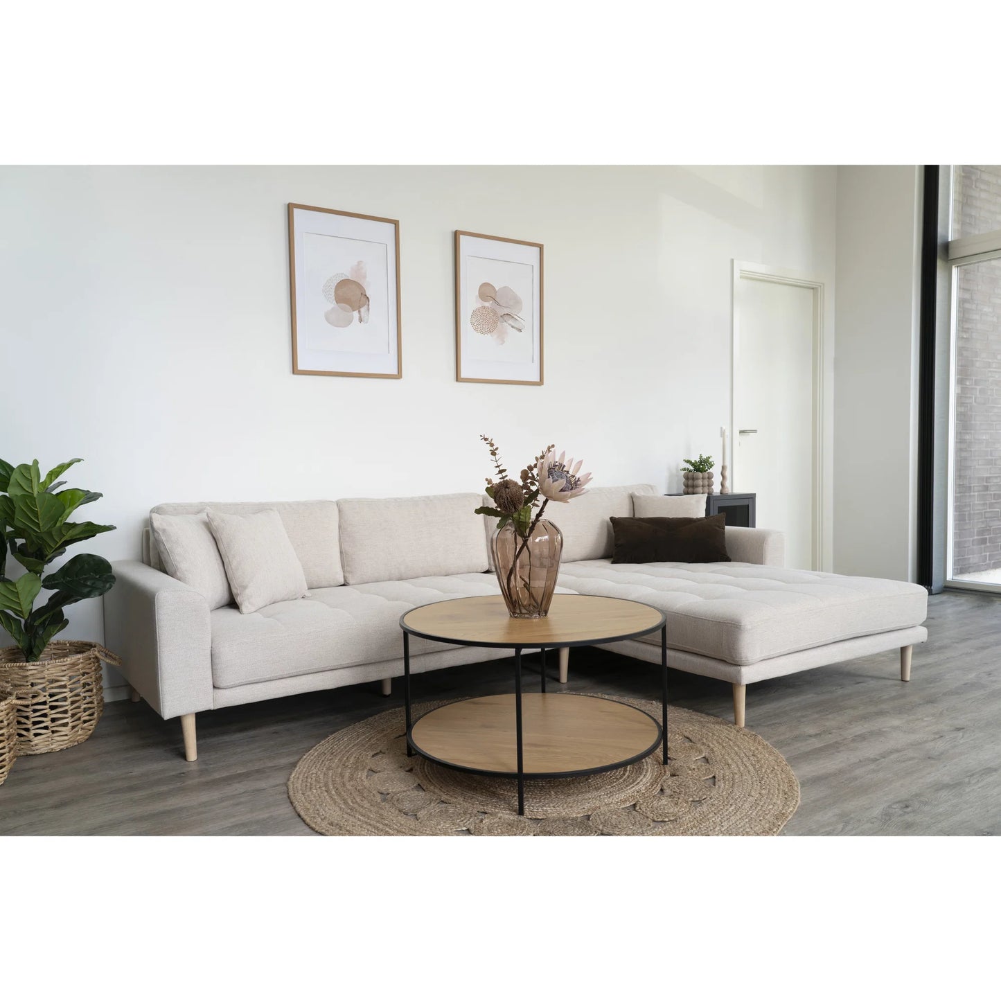 Dīvāns Lounge Lito 290/170/76 cm sand