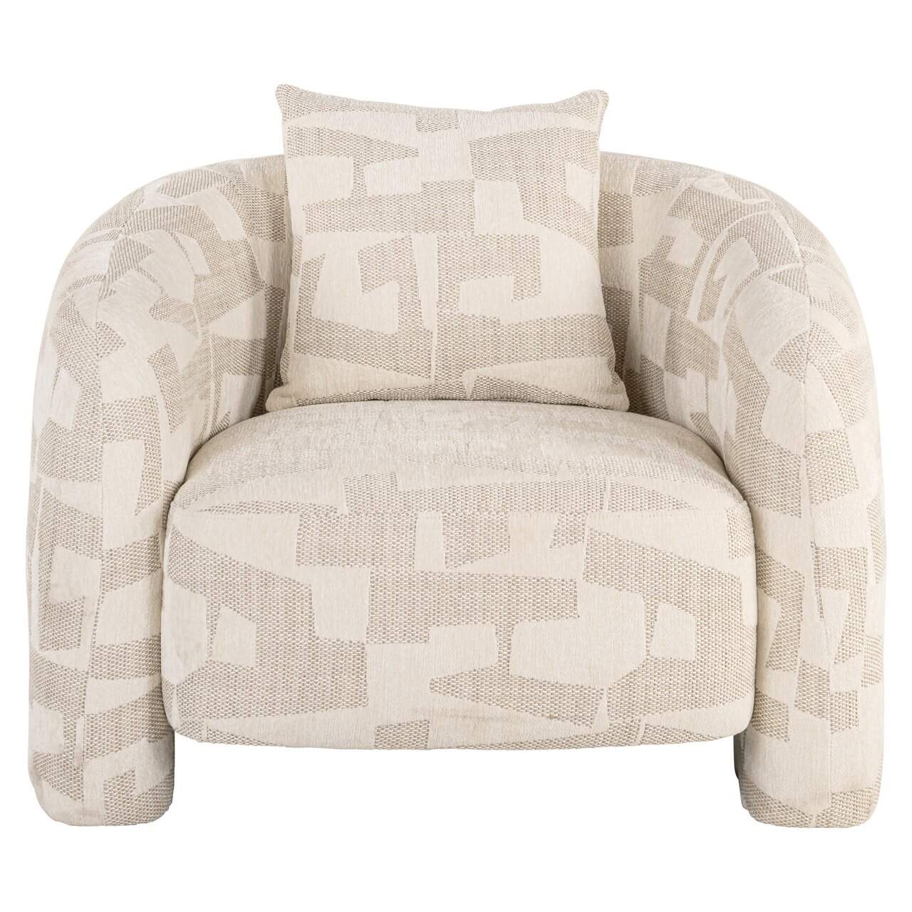 Krēsls Tuscany Richmond Interiors 102/75/94 cm beige graffic