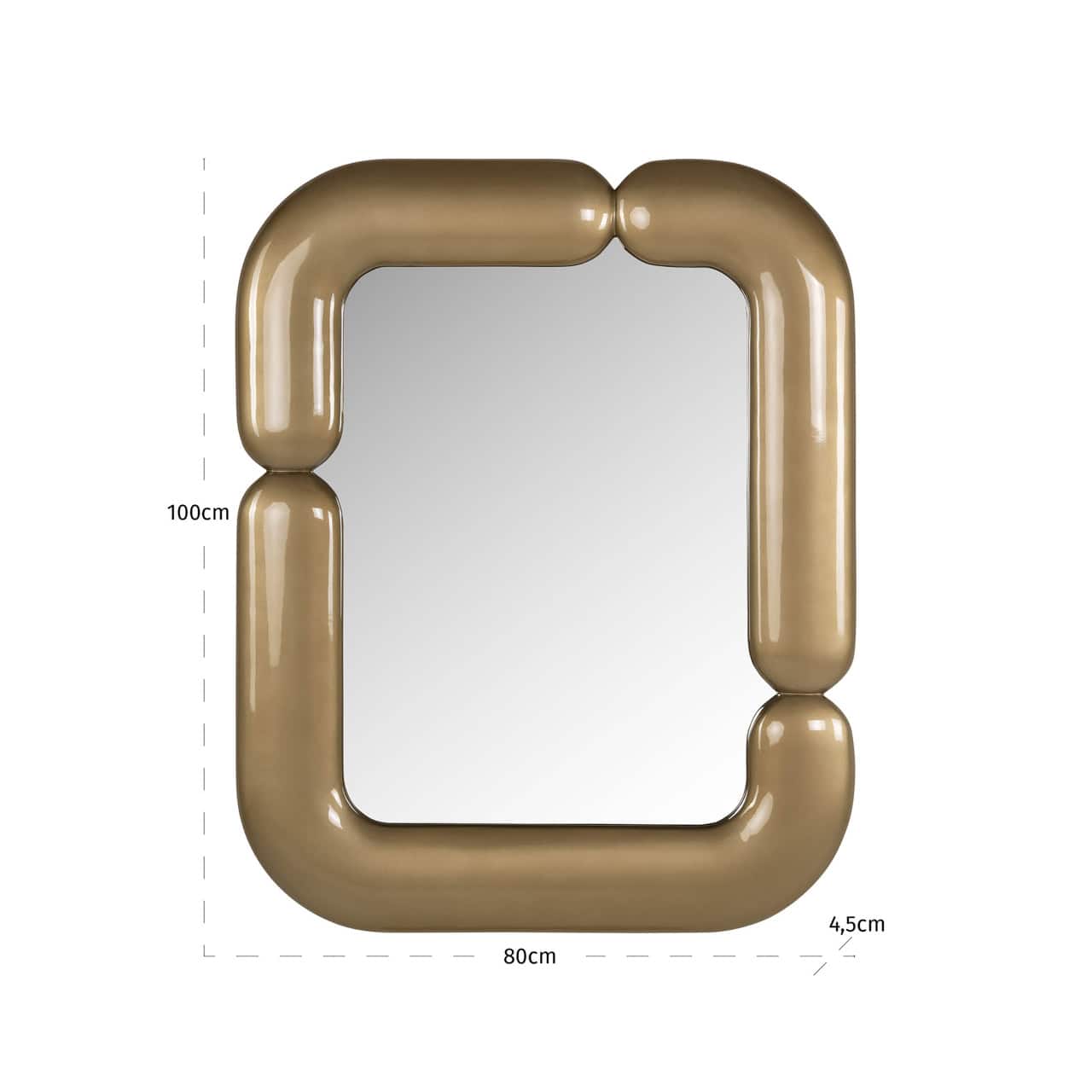 Spogulis Aubry Richmond Interiors 80/100/4 cm zelts