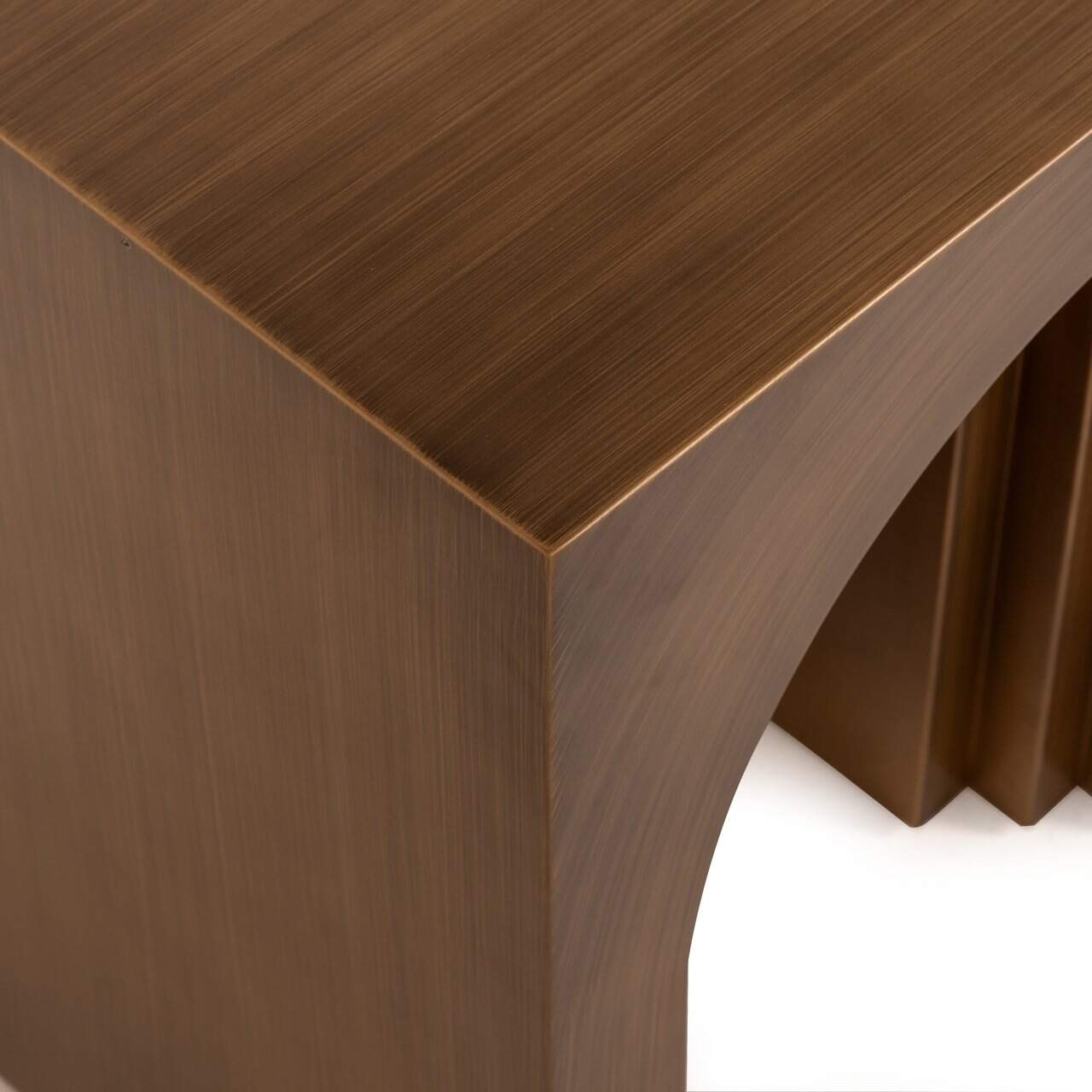 Kafijas galds Vevey Richmond Interiors 50/55/50 cm brushed gold
