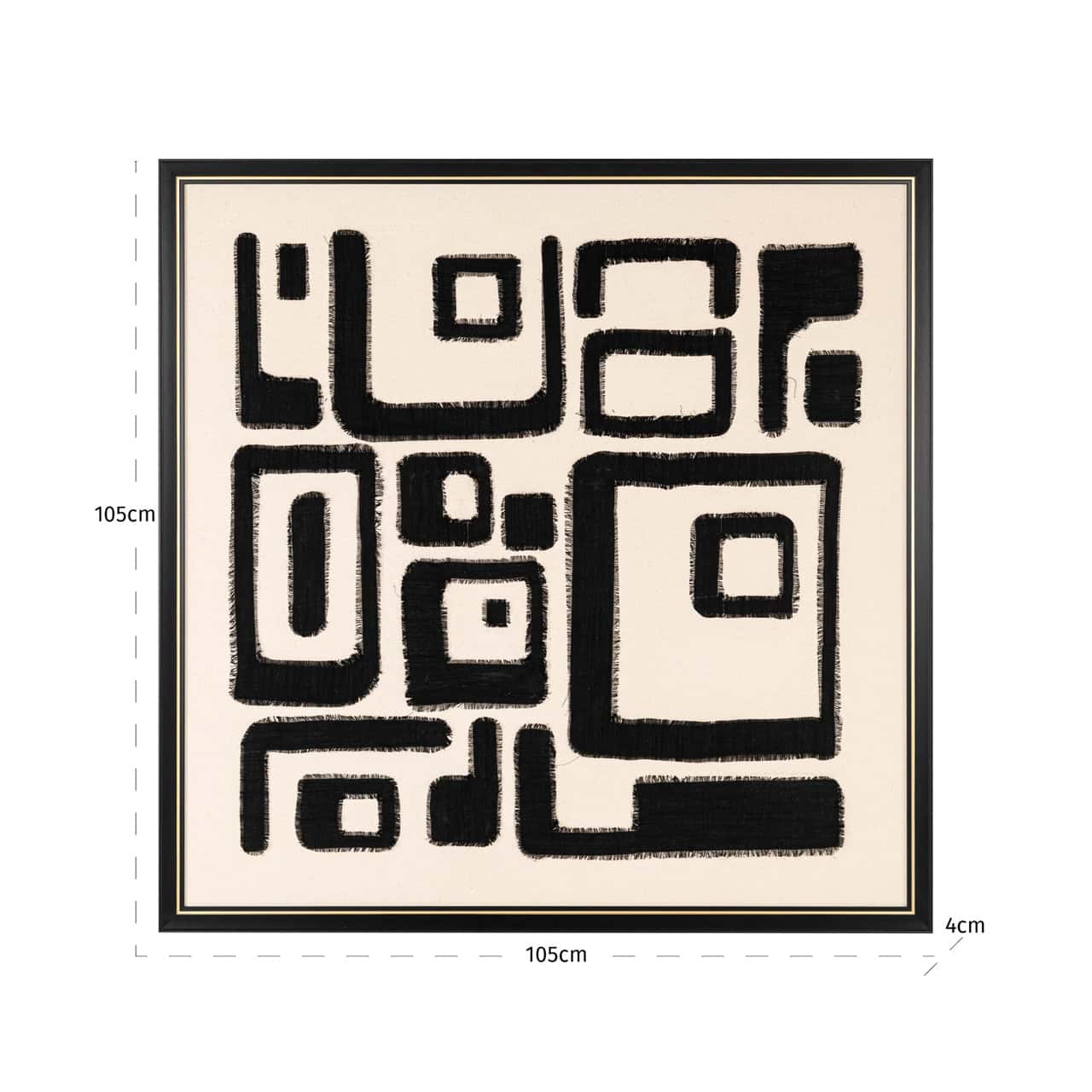 Sienas māksla Shanita Richmond Interiors 4/105/105 cm melns/balts