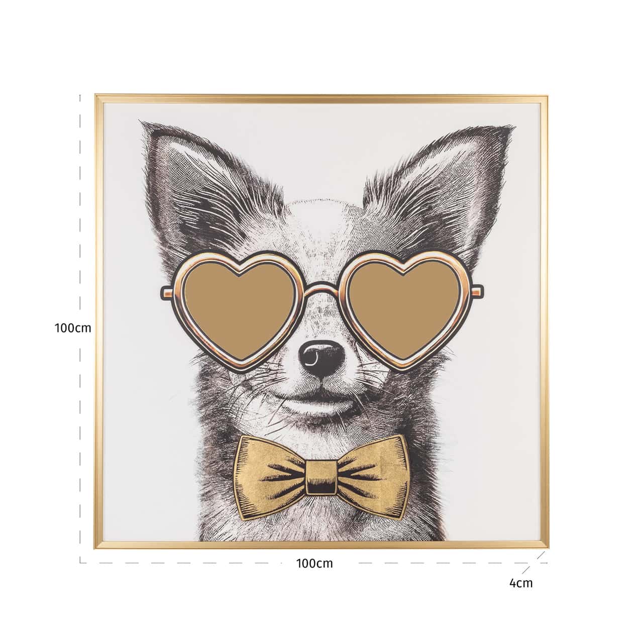 Sienas māksla Bodhy Richmond Interiors 5,5/100/100 cm melns/zelts