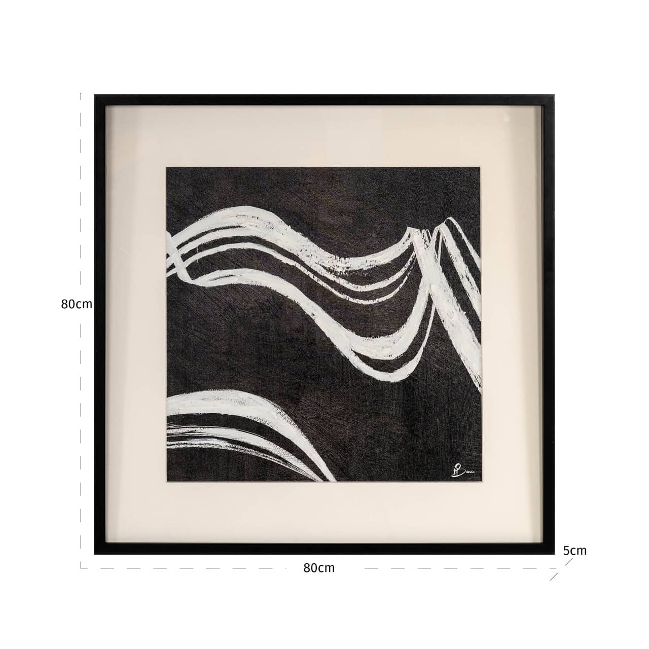 Sienas māksla Jozy Richmond Interiors 5/80/80 cm melns/balts