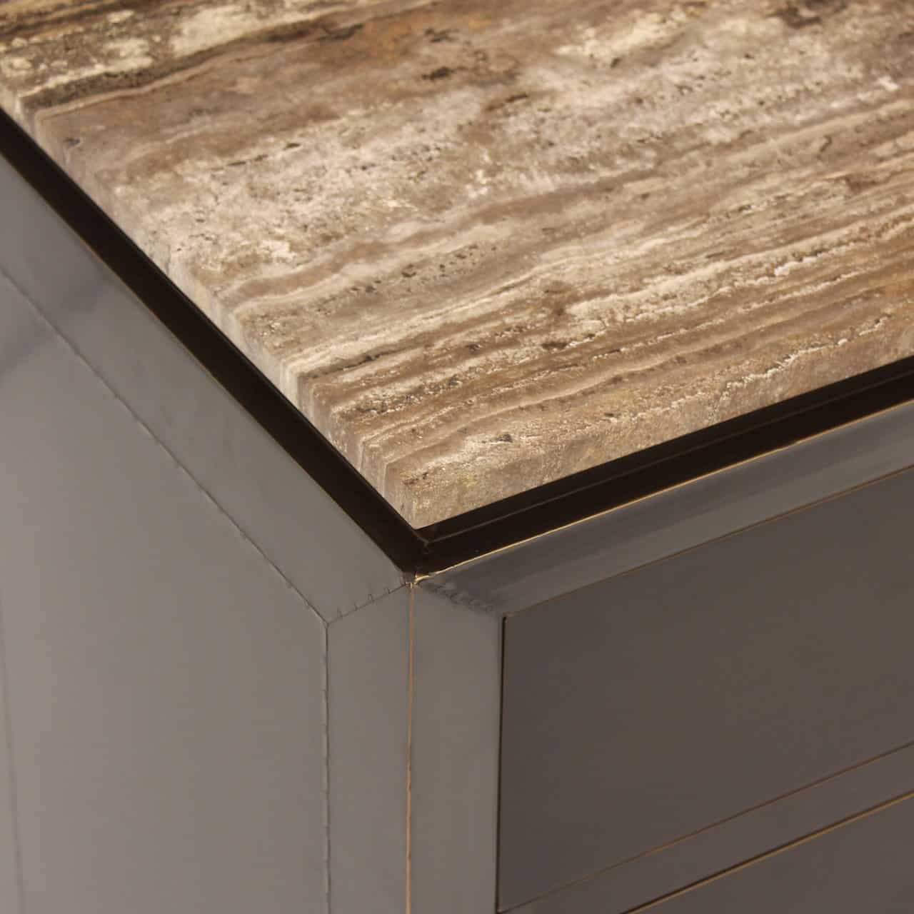 Naktsskapis Russo Richmond Interiors 55/65/40 cm ash brown