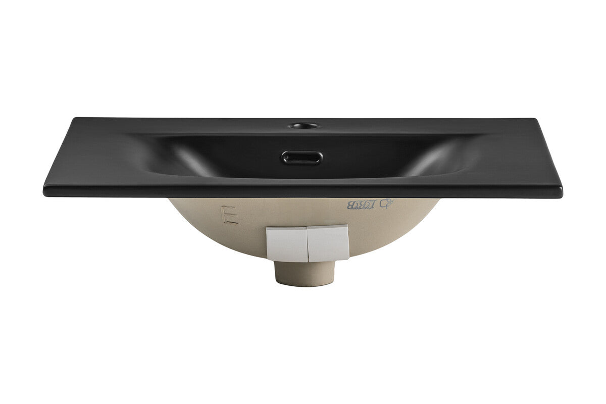 Vannas istabas mēbeļu komplekts Lukso DC 60 cm melns - N1 Home