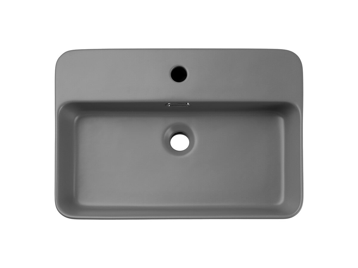 Izlietne Tru 55/12/38 cm gaiši pelēks - N1 Home