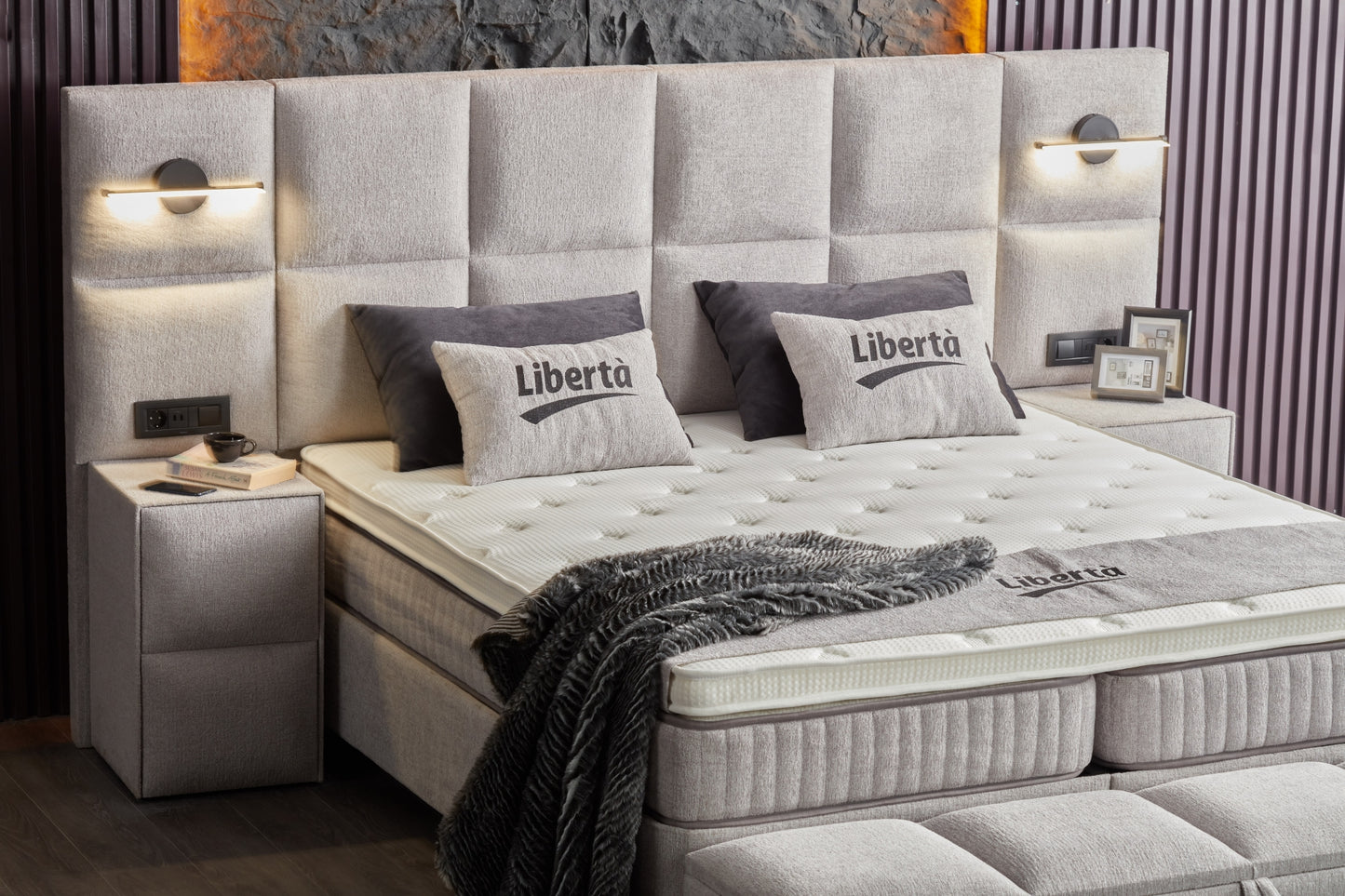 Gultas un matrača komplekts LB 160/200, 180/200 - N1 Home