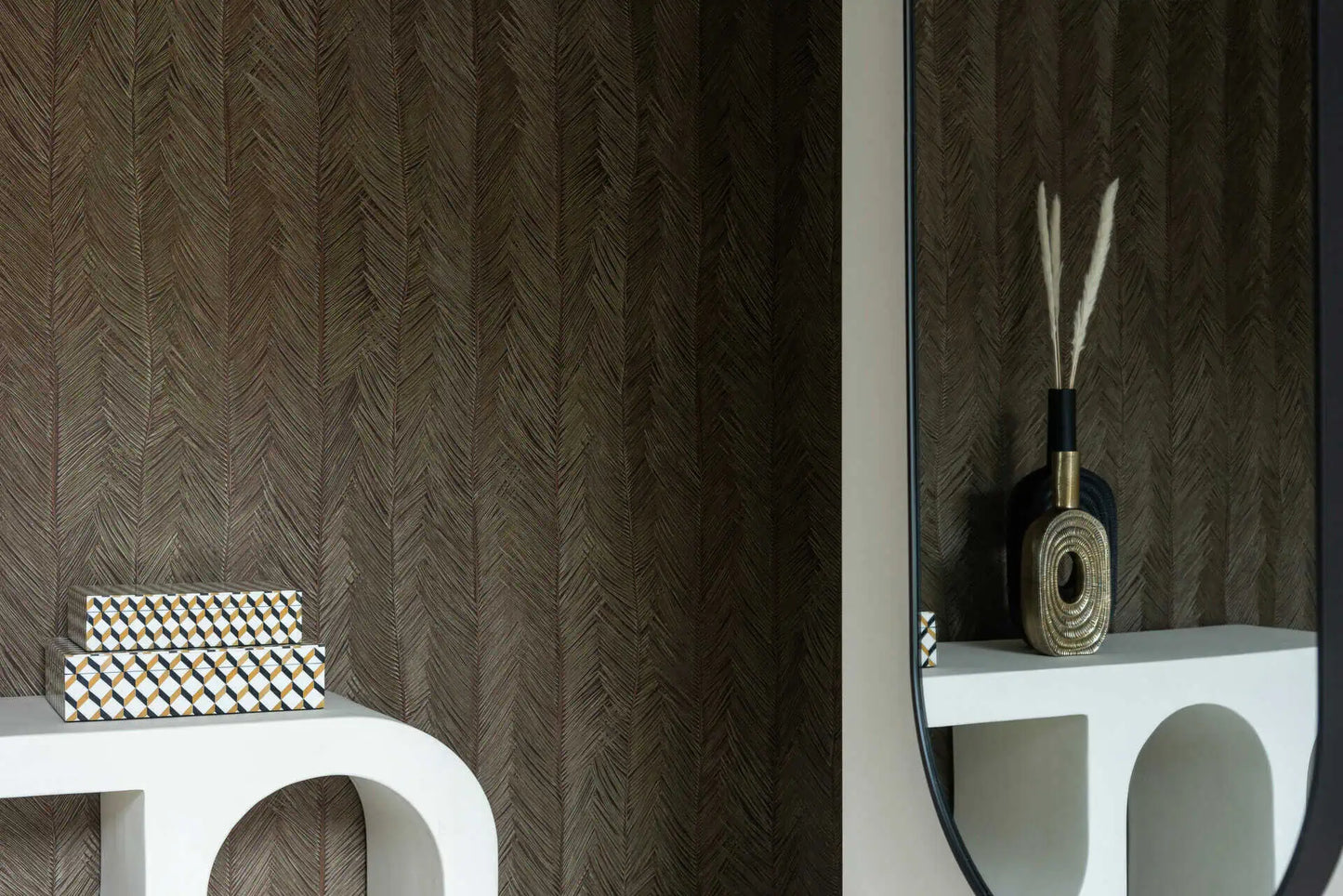 Konsole Bloomstone white Richmond Interiors 80/150/35 cm balts - N1 Home