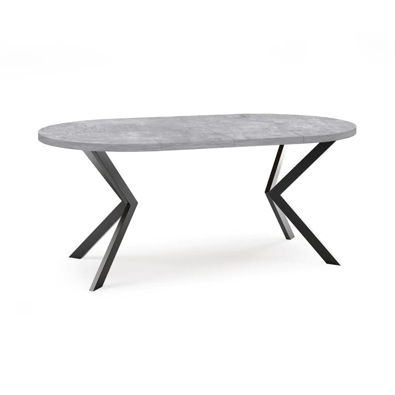 Galds Edd 90/166 cm Bellato pelēks - N1 Home