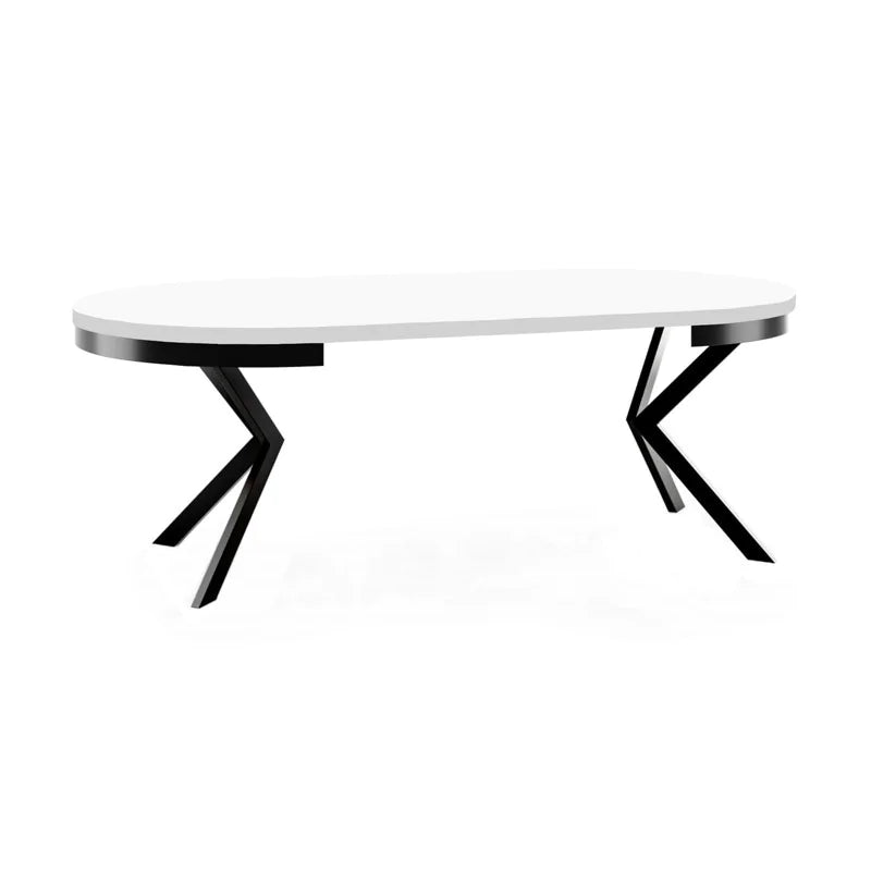 Galds Edd 90/166; 100/176; 120/196 cm arktiks balts - N1 Home