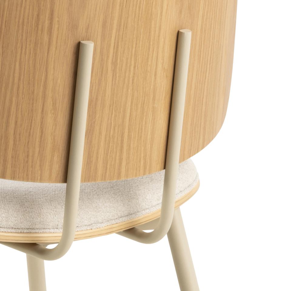 Krēsls Ow 51/52/81 cm bēšs - N1 Home