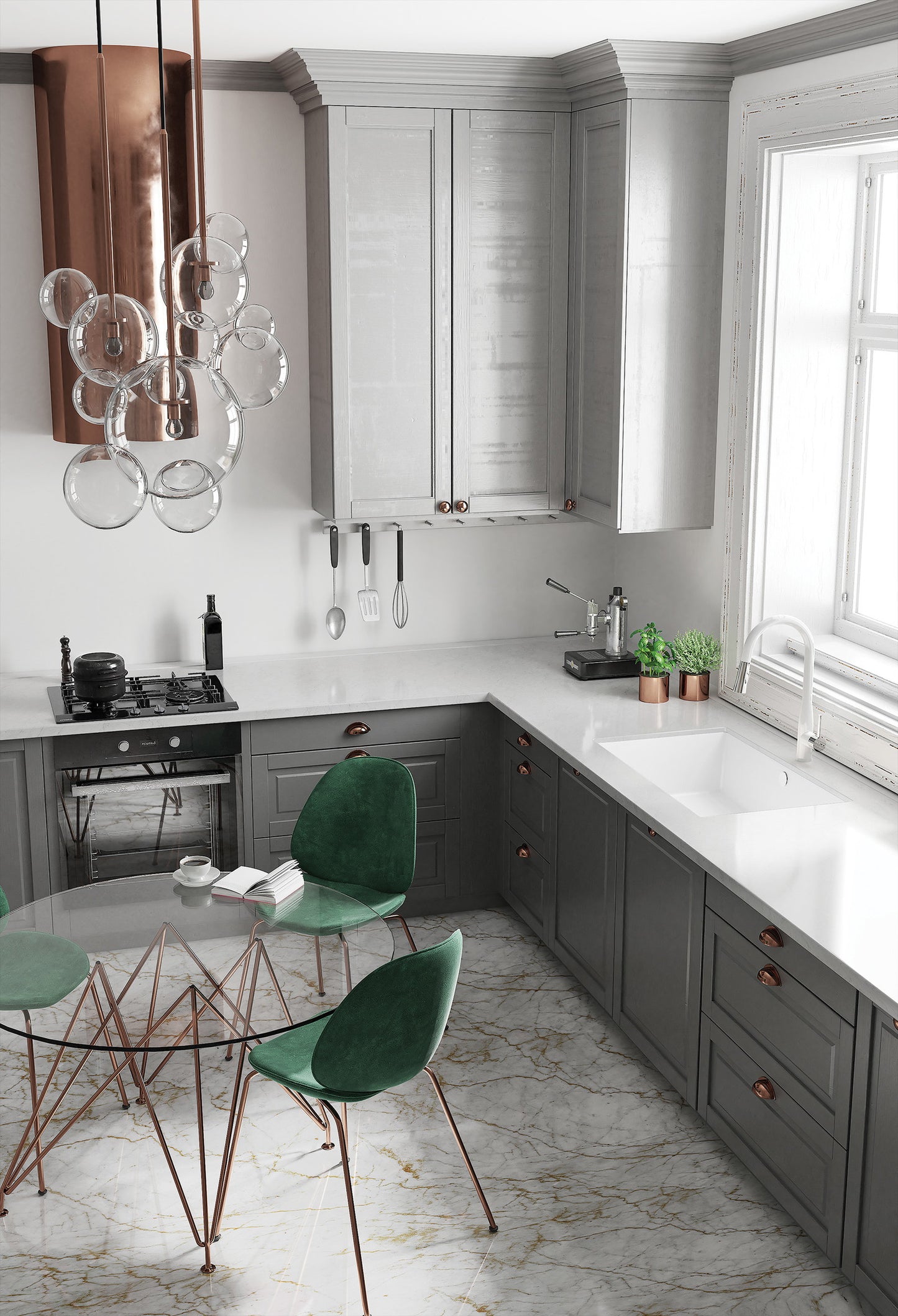 1-bļodas granīta izlietne ar iebūvētu izlietni CORDA 800 x 500 x 204 antracīts metālik - N1 Home