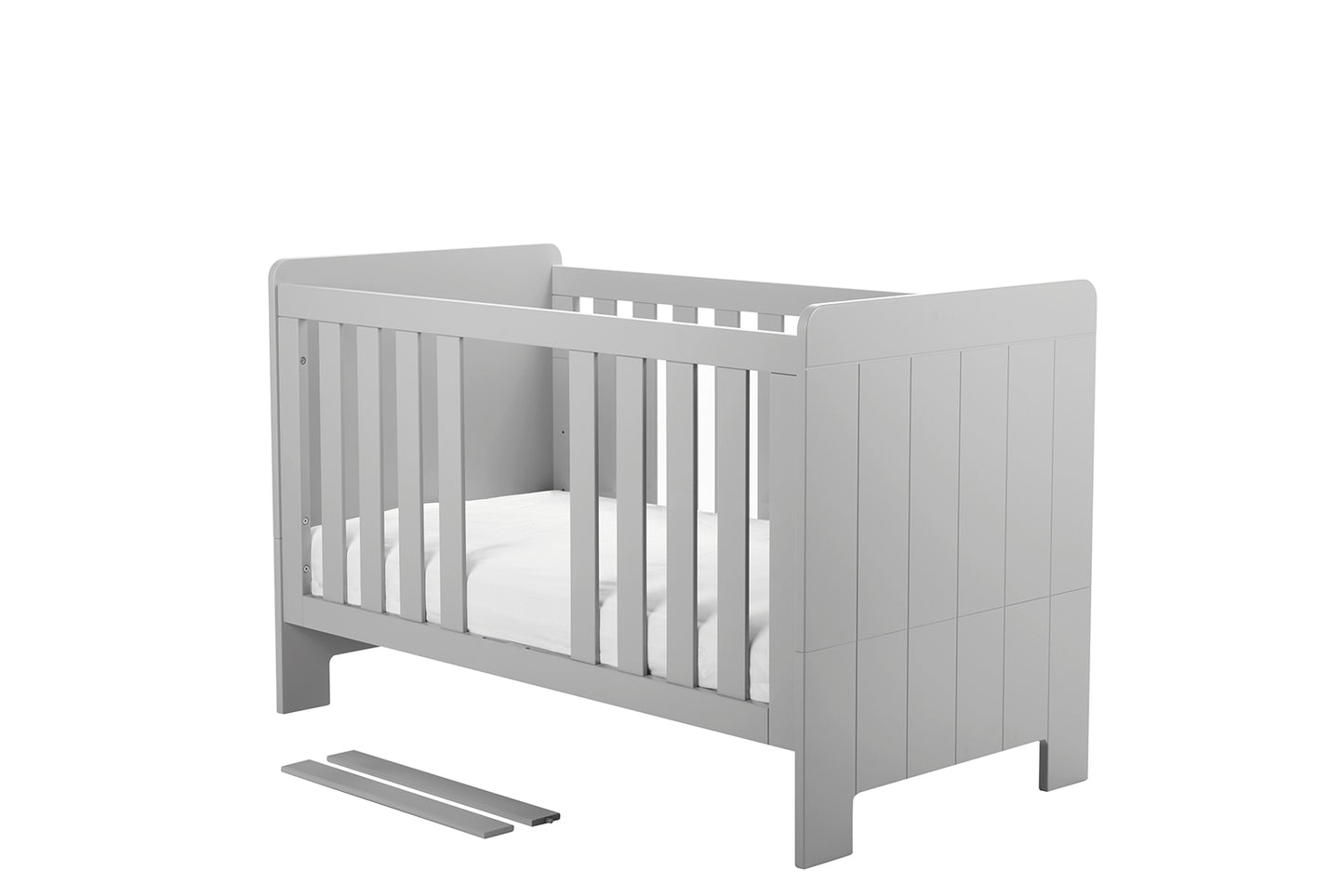 Gulta ar matraci CAMU 140/70 cm pelēks - N1 Home