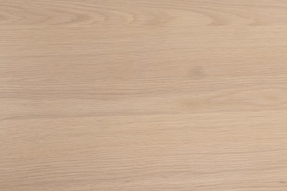 I_DUN apaļš pusdienu galds matēts balti pigmentēts PU lakots ozola finieris Ø105x75 cm