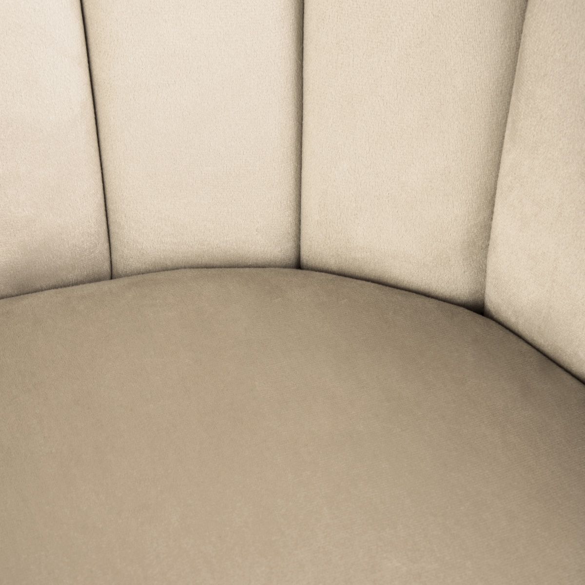 LANA bēšs samta krēsls 56x55x83 cm