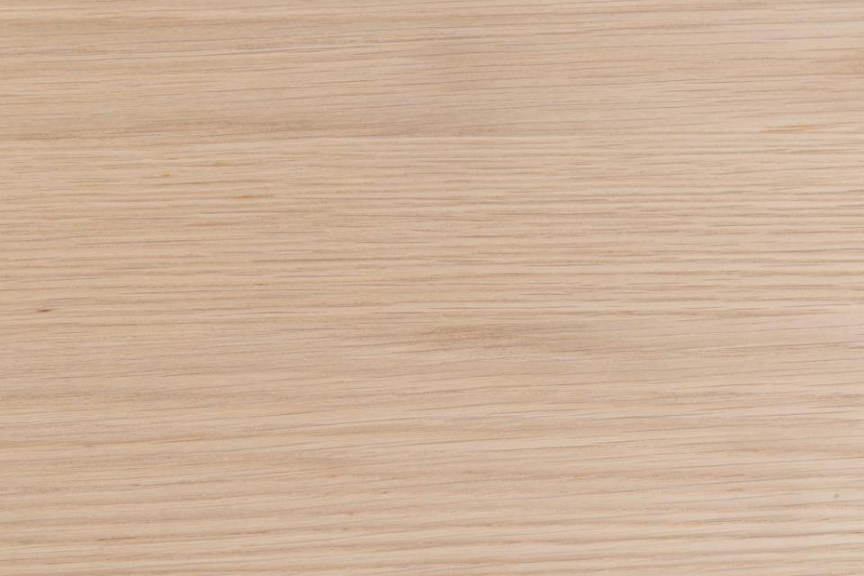 LIN apaļš pusdienu galds balti pigmentēts eļļots ozola finieris,Ø120x75 cm