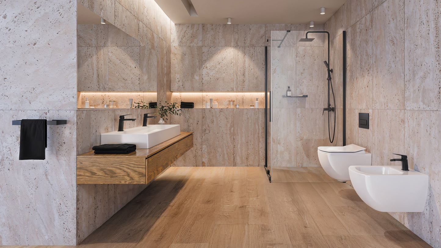 Izlietnes maisītājs BLUR 15 cm, nero - N1 Home