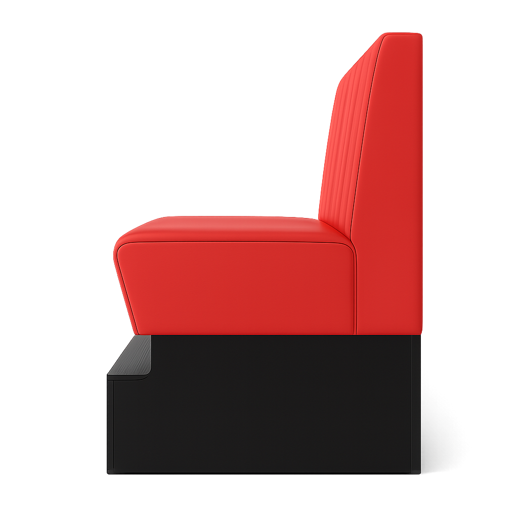 Sofa Amer mit Podest Lounge 130/65/74 cm sarkans