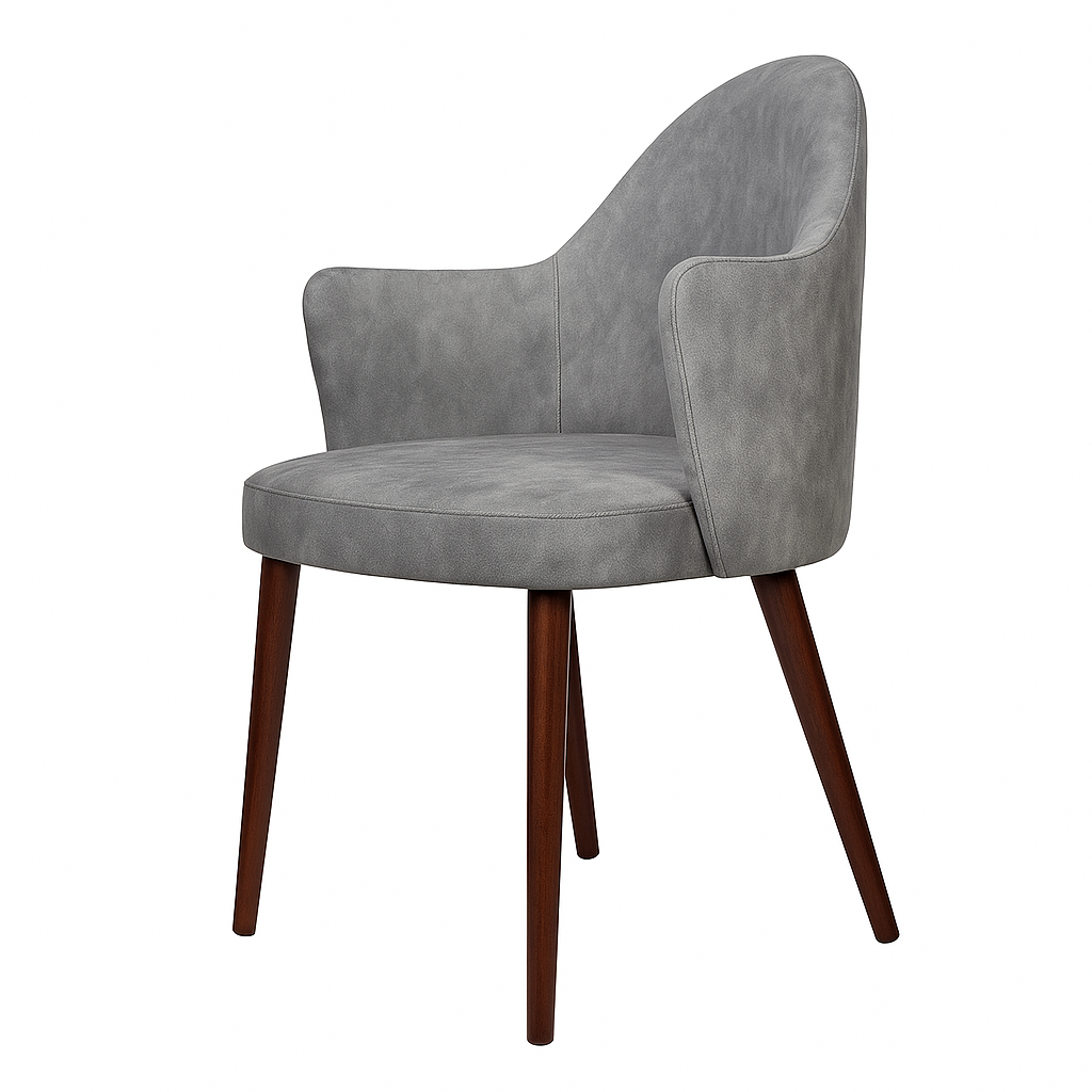 Krēsls Arts 88/57/55 cm pelēks/brūns