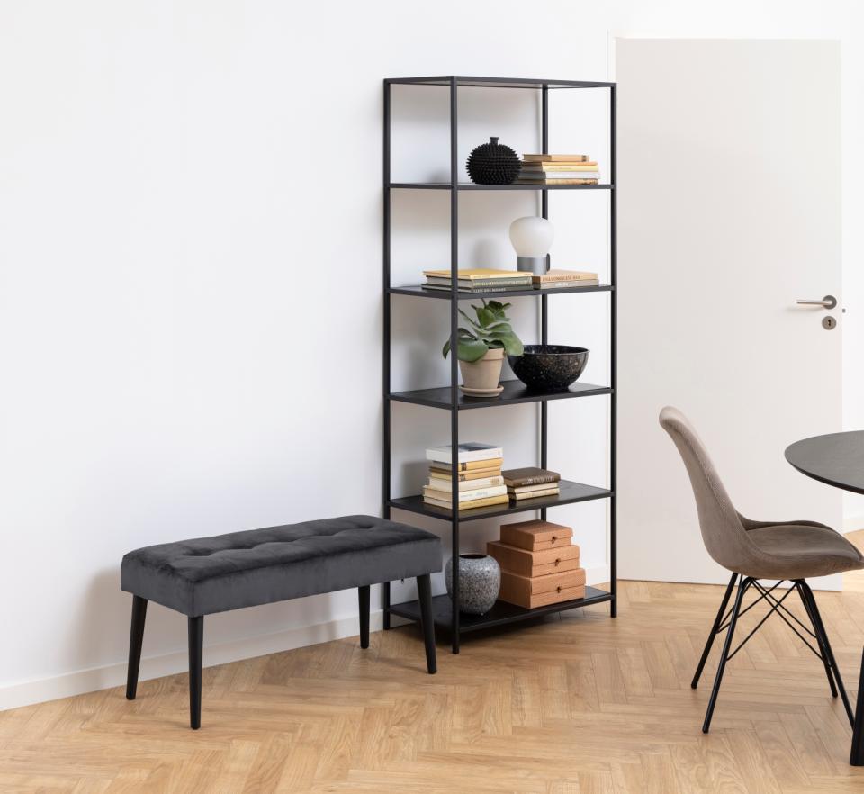 Sols Glor 95x38x45 cm tumši pelēks - N1 Home