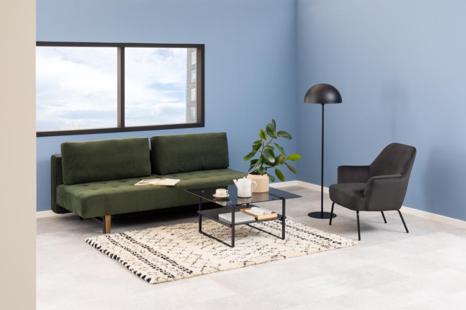 Krēsls Meli 75/75/83 cm tumši pelēks - N1 Home