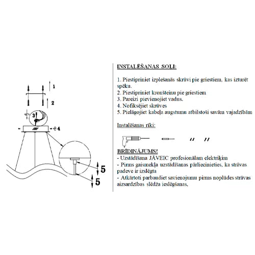 Piekaramā lampa Marza 80/150 cm melns/zelts - N1 Home