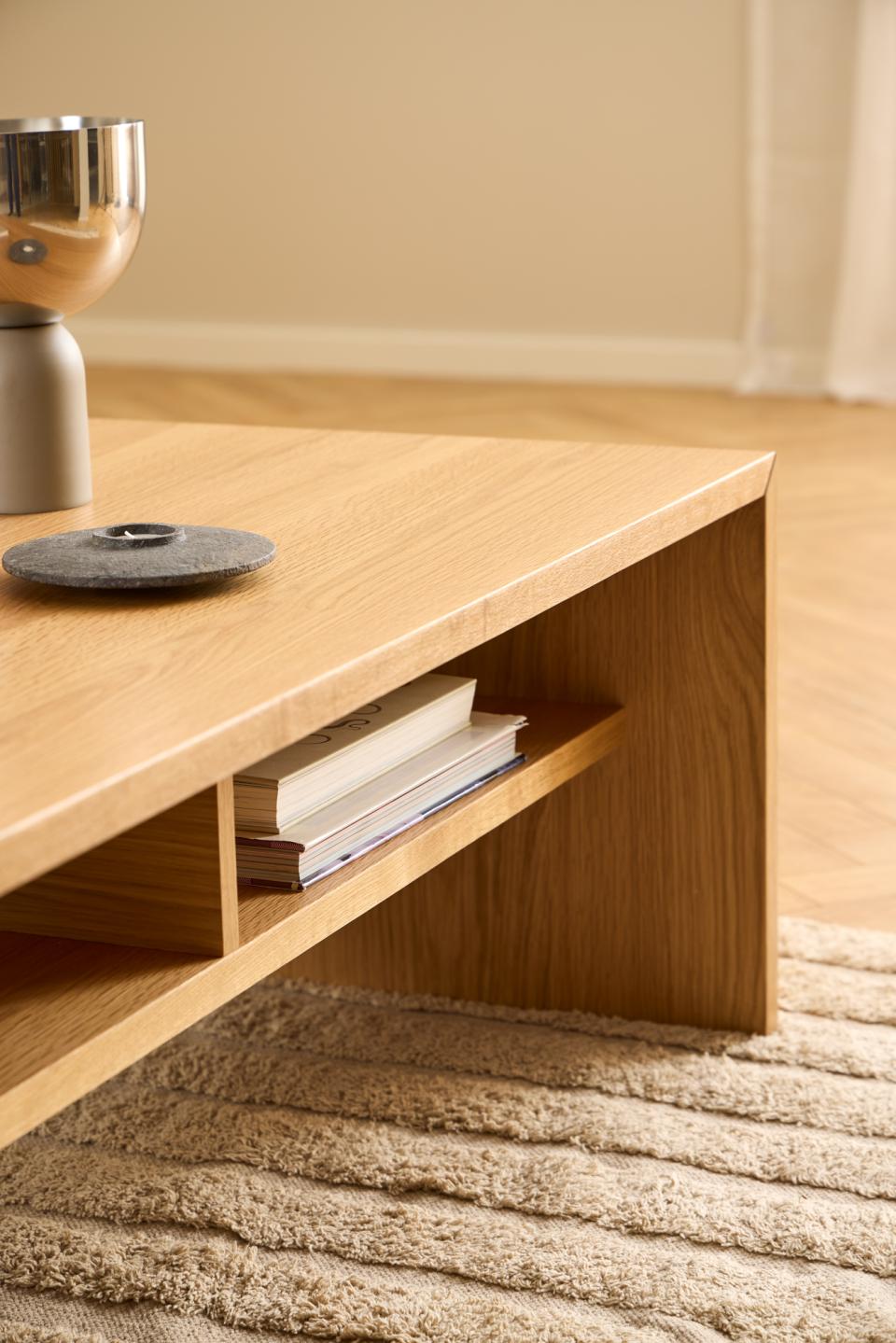 Kafijas galdiņš Arl 120x60x40 cm ozols - N1 Home