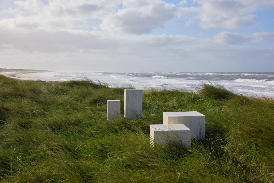 Kafijas galds Dia 58x58x40 cm; 50x50x33 cm travertīns - N1 Home