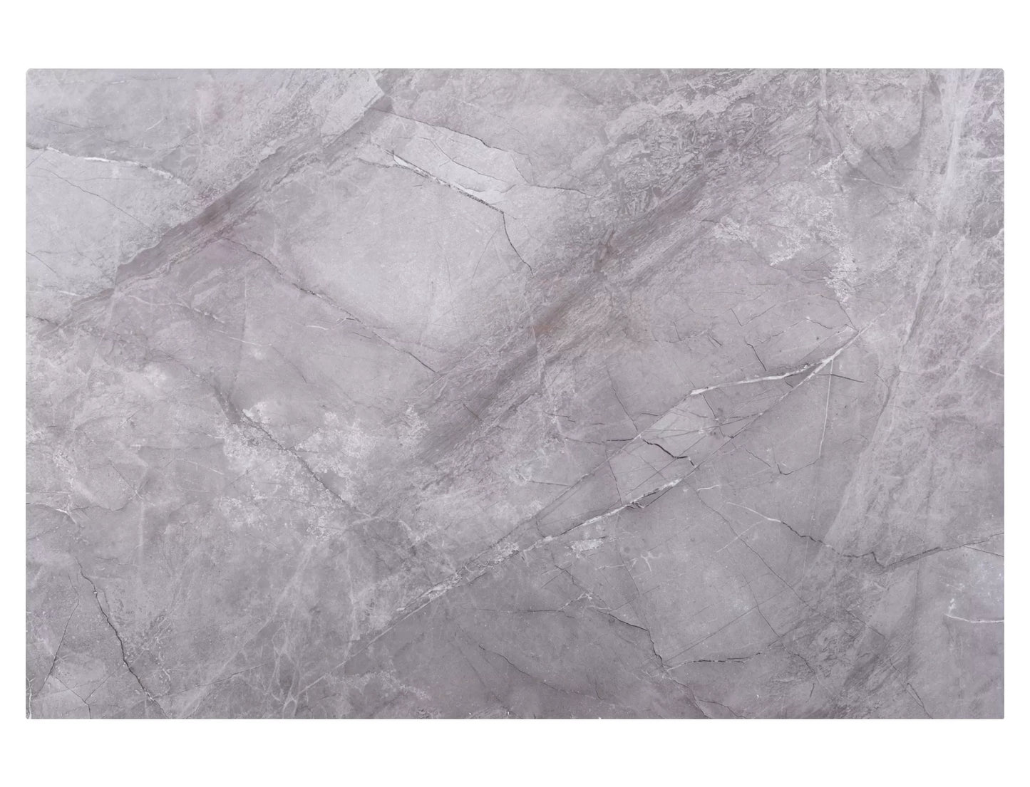 Galds Sent 120/180/80/75 cm pelēks spīdums / melns matēts - N1 Home