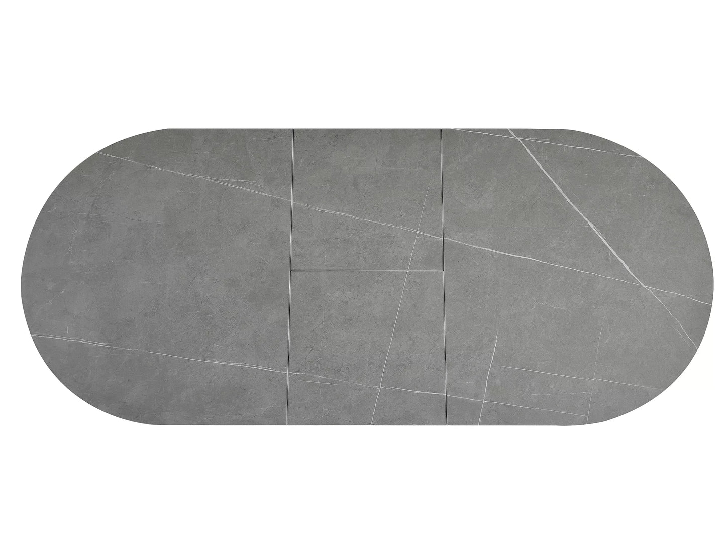 Galds Gastoli 80/140/75 cm pelēks - N1 Home