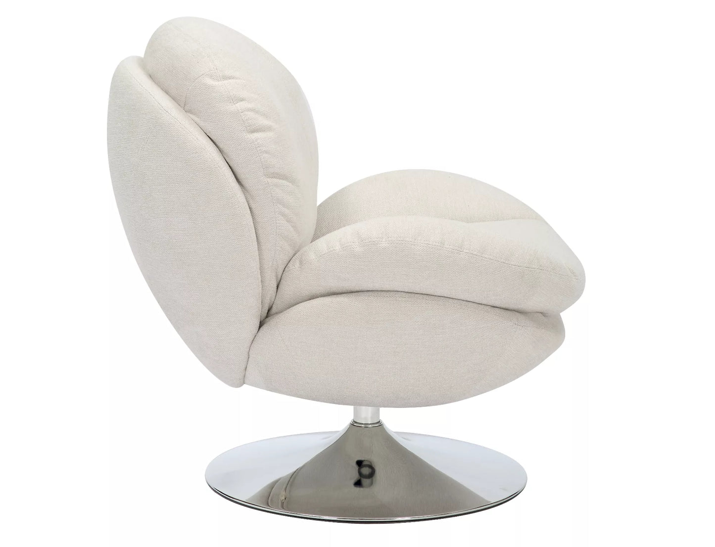 Krēsls Robs 83/45/62 cm krēms/hroms - N1 Home