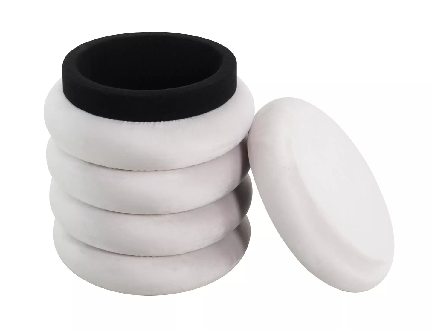 Pufs Calv 40/46 cm gaiši bēšs - N1 Home