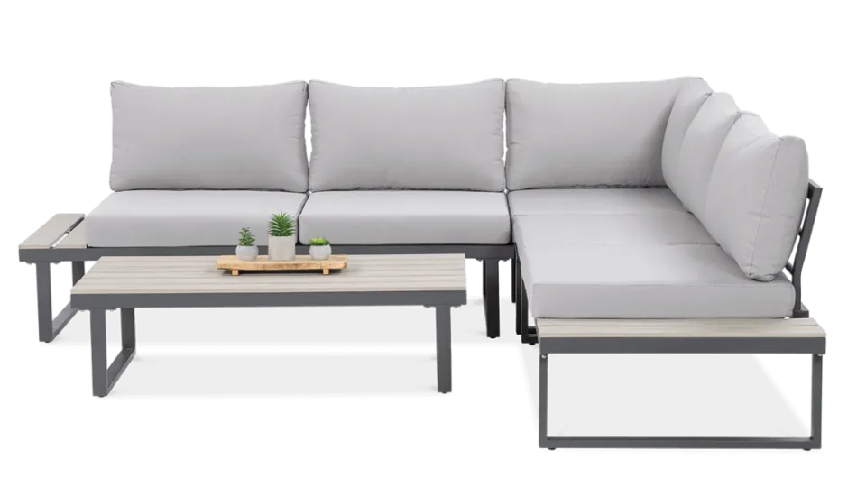 Dārza komplekts Emers gaiši pelēks - N1 Home