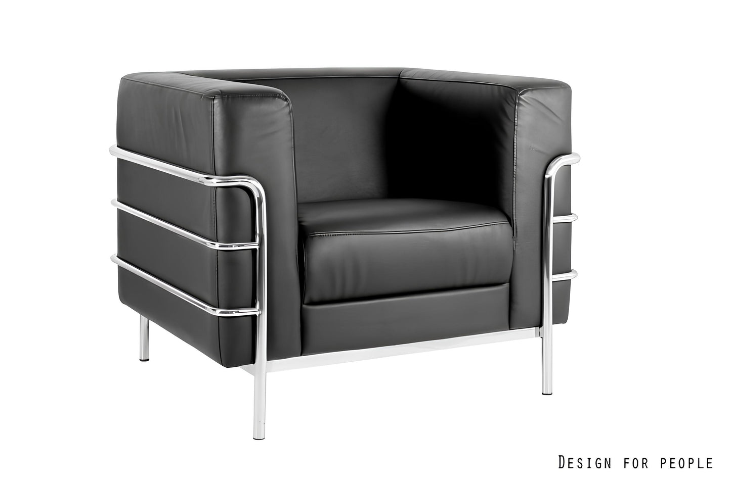 Atpūtas zonas krēsls Demo 45/45/45 cm melns - N1 Home