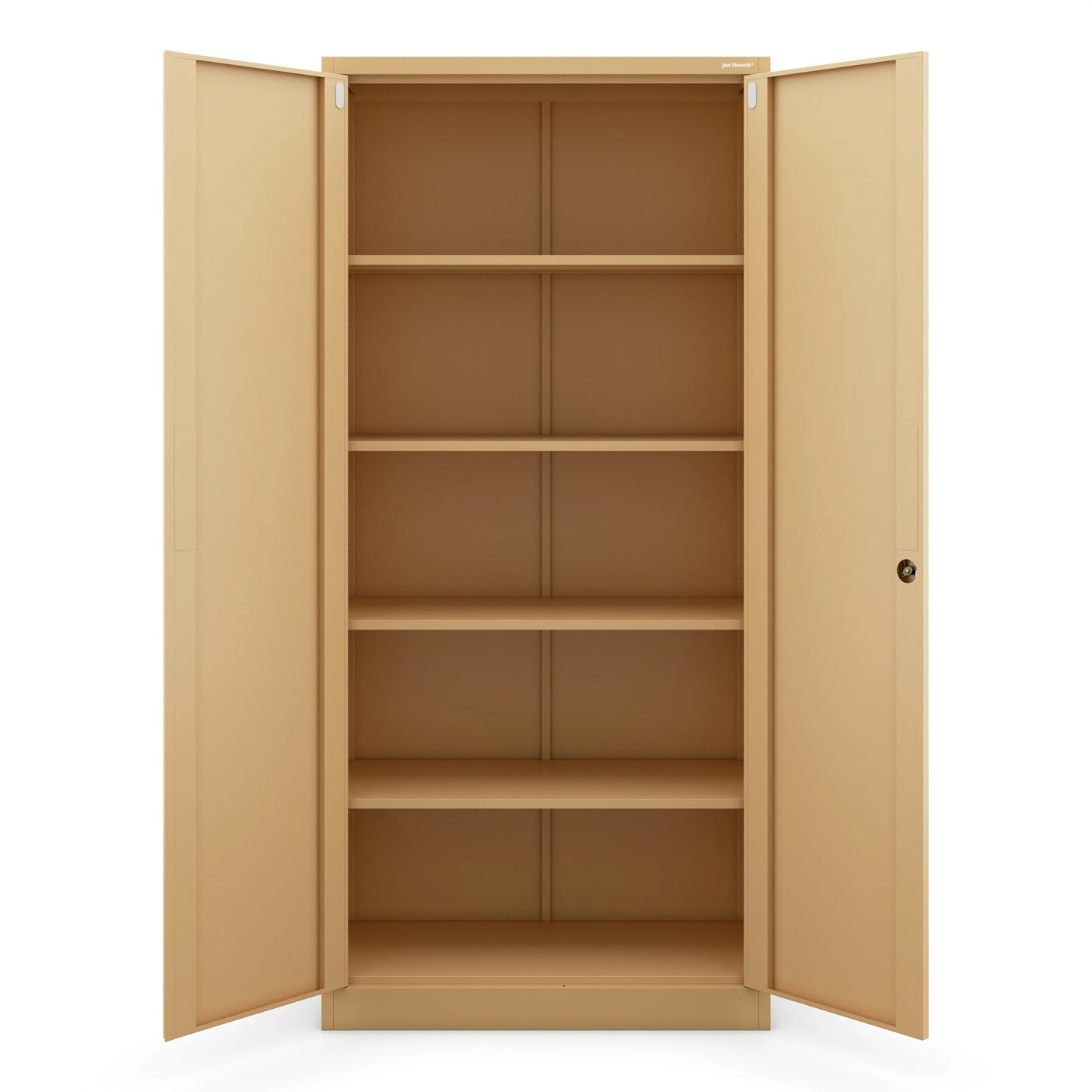 Slēdzams metāla skapis Jaf H 195/90/40 cm bēšs - N1 Home