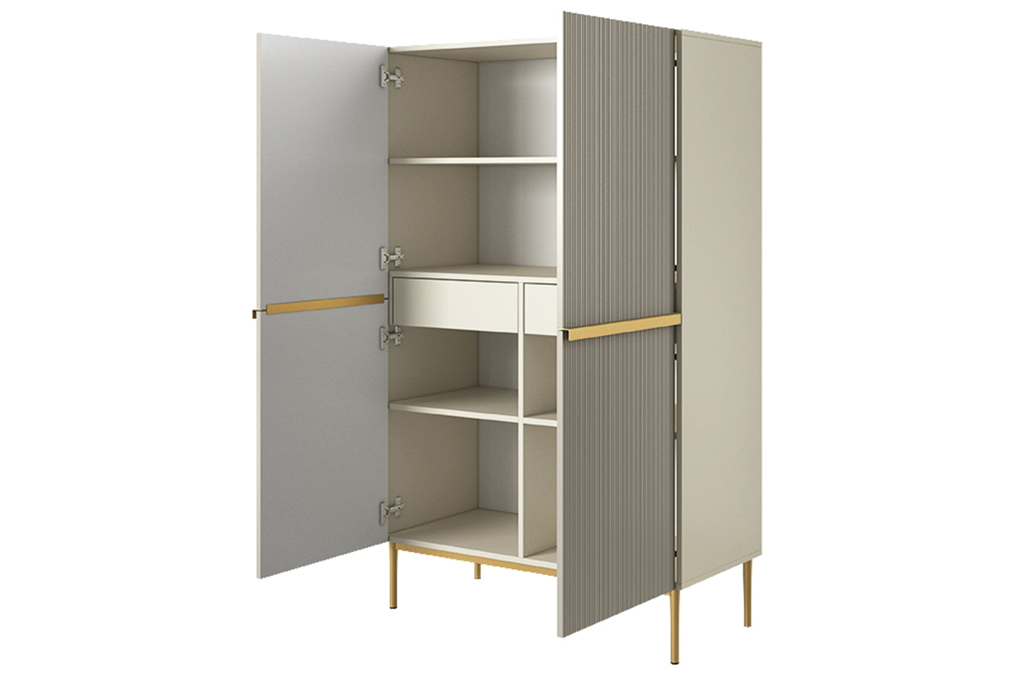 Kumode Austin 100/160/45 cm kašmirs/zelts - N1 Home