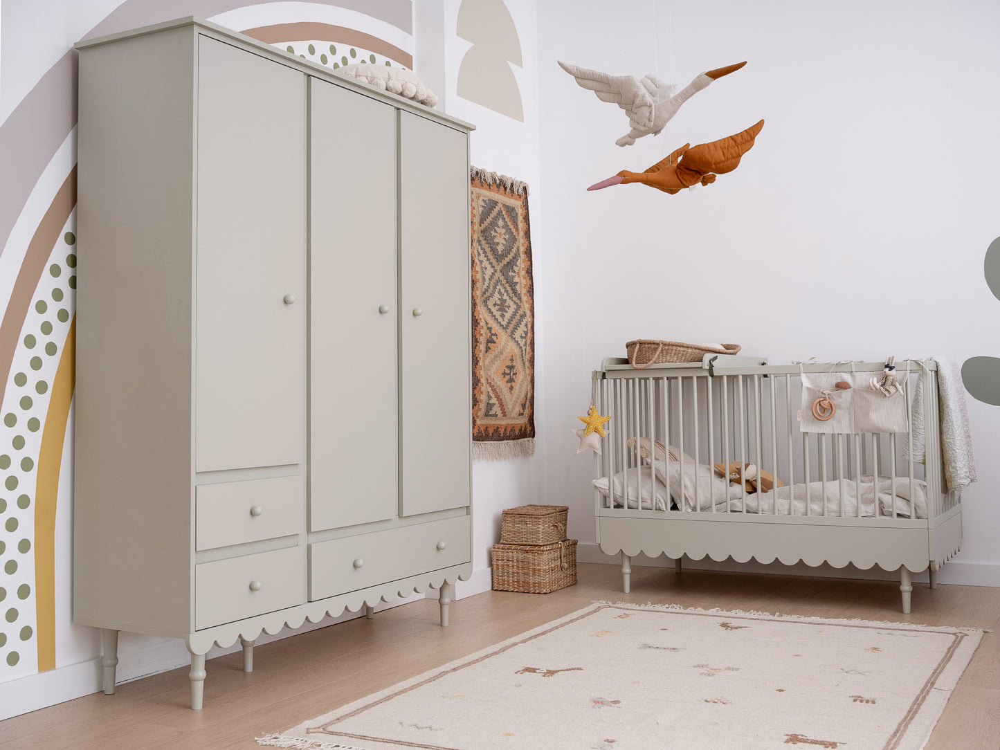 Gulta Bubi 70 x 140 cm olīves - N1 Home