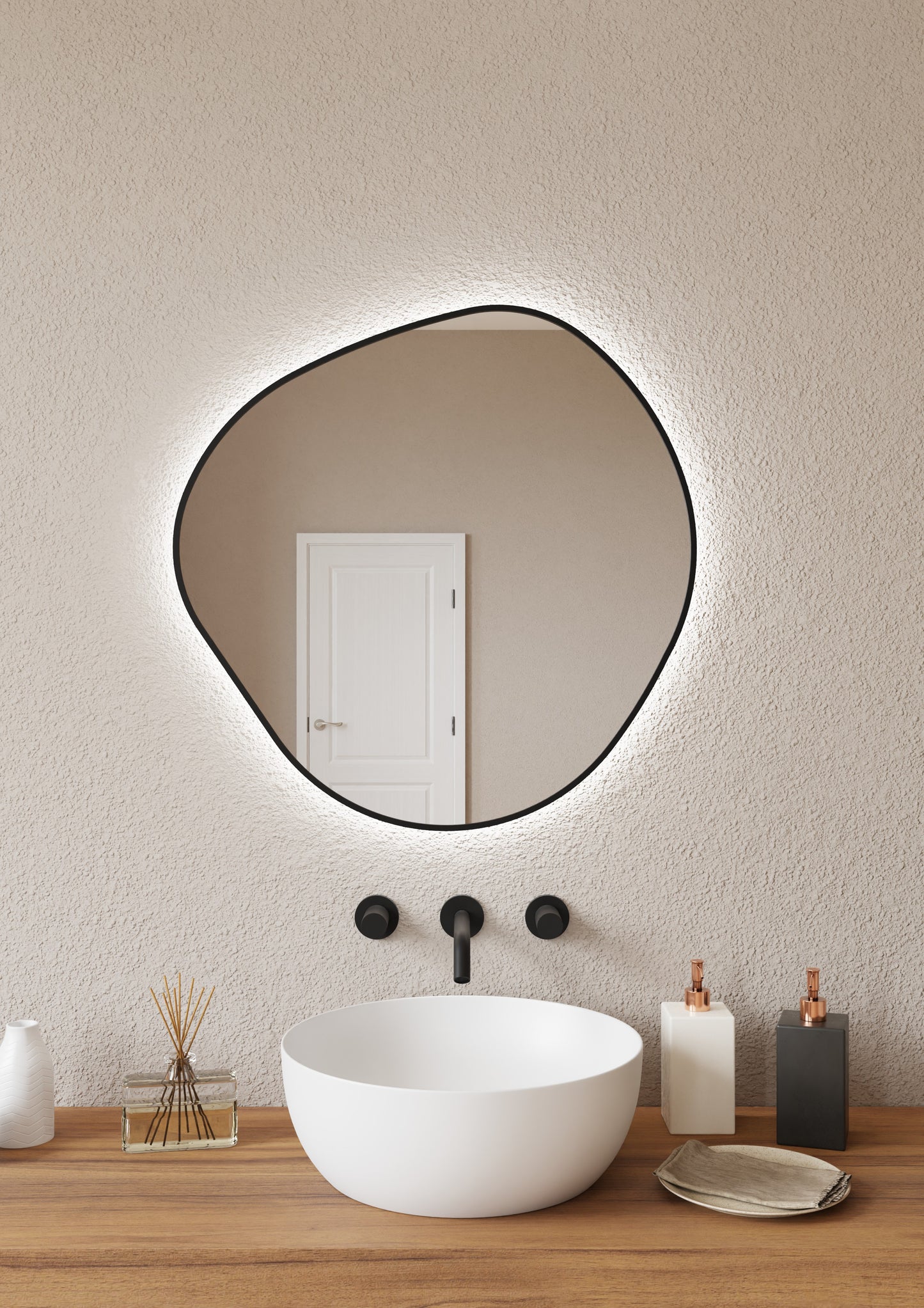 Spogulis Flie Light 80/80 cm