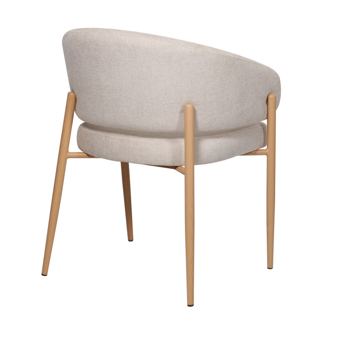 Krēsls Resil 57/82/58 cm bēšas pinuma/ozolkoka kājas