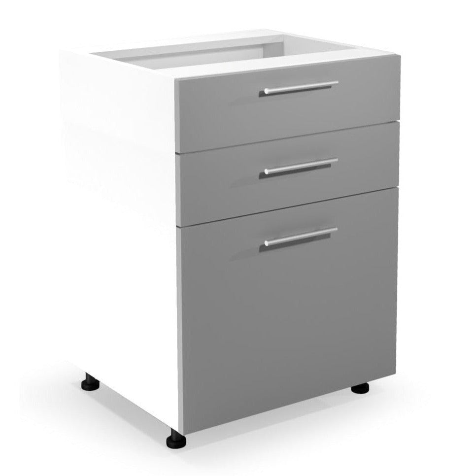 Virtuves skapītis 60/82/52 cm pelēks - N1 Home