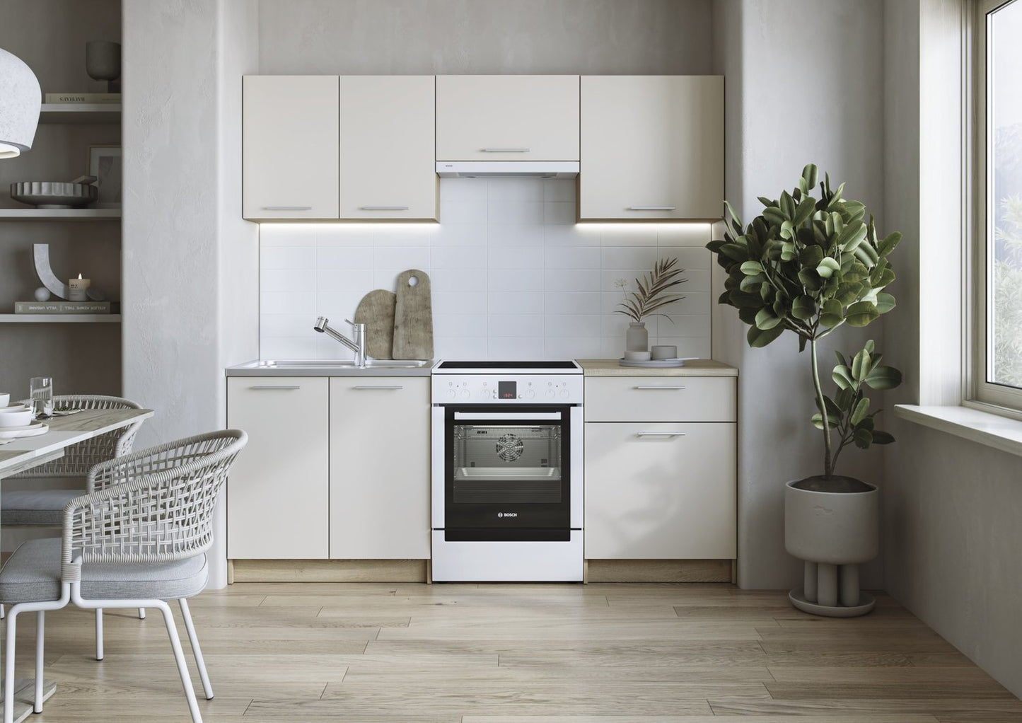 Virtuves komplekts Maj 200/82/60 cm Kremona ozols/Sonoma ozols