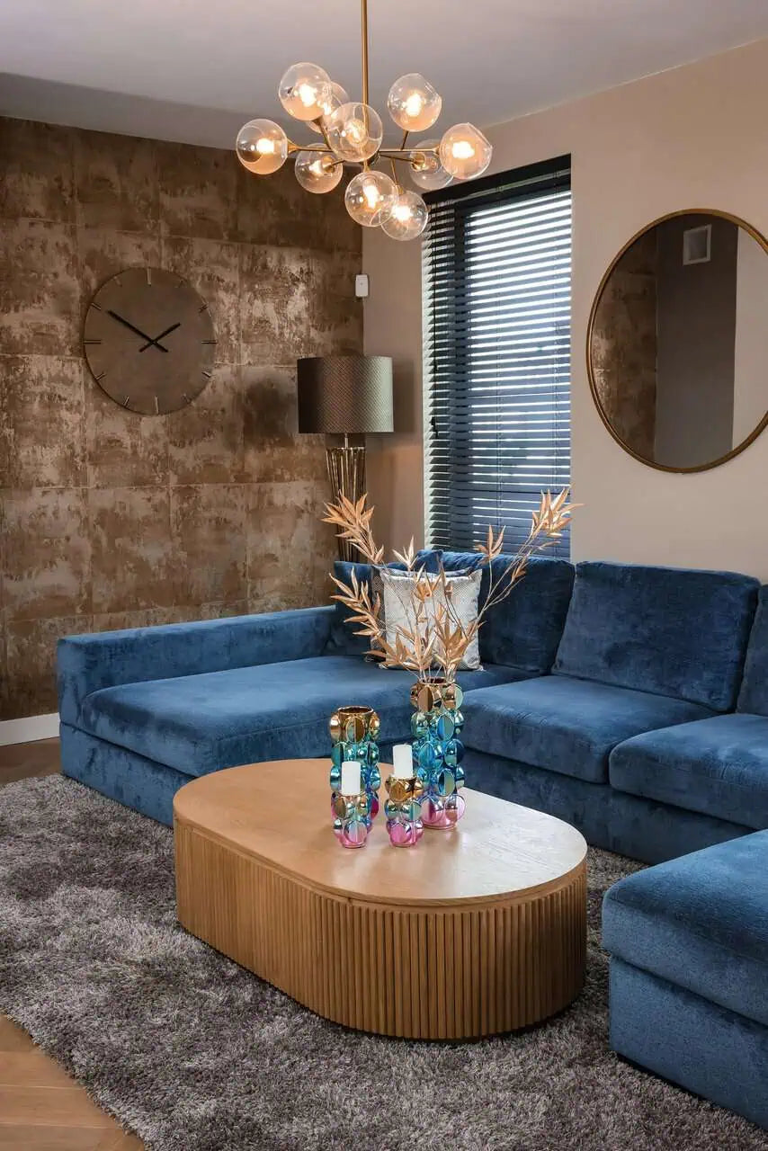 Spogulis Richmond Interiors Maeron 70/70 zelts - N1 Home