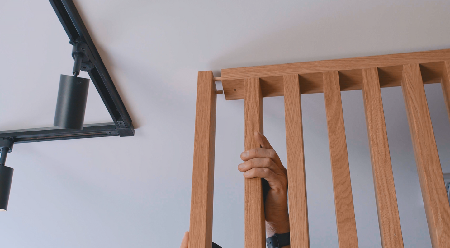 Lameļu starpsiena graffīts 59/99/147/203/261 cm/augstums pēc pasūtījuma - N1 Home