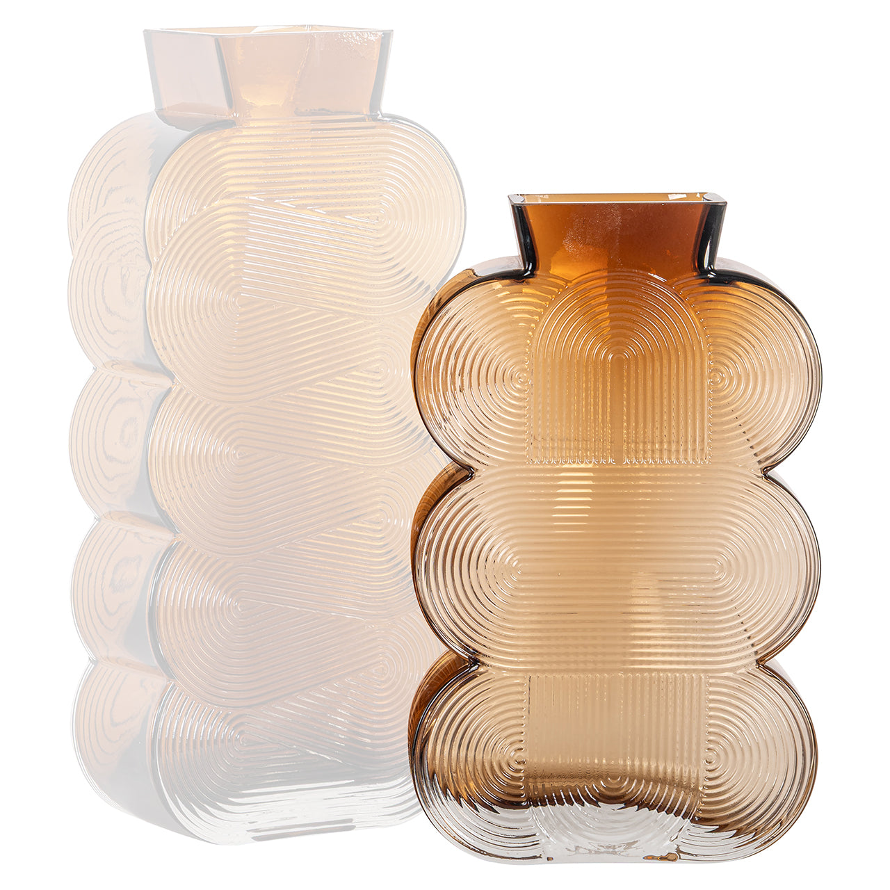 Vāze Richmond Interiors Venice small 24/15/6 cm brūns - N1 Home