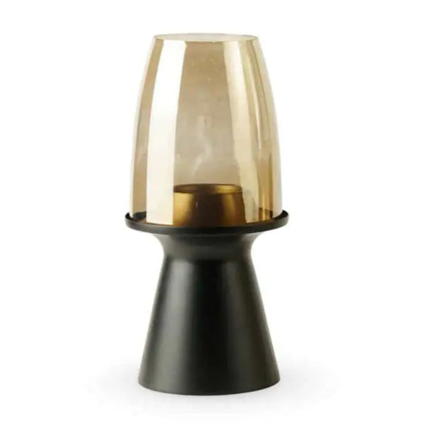 Svečturis Vienna black small Richmond Interiors39/18/19 cm melns - N1 Home