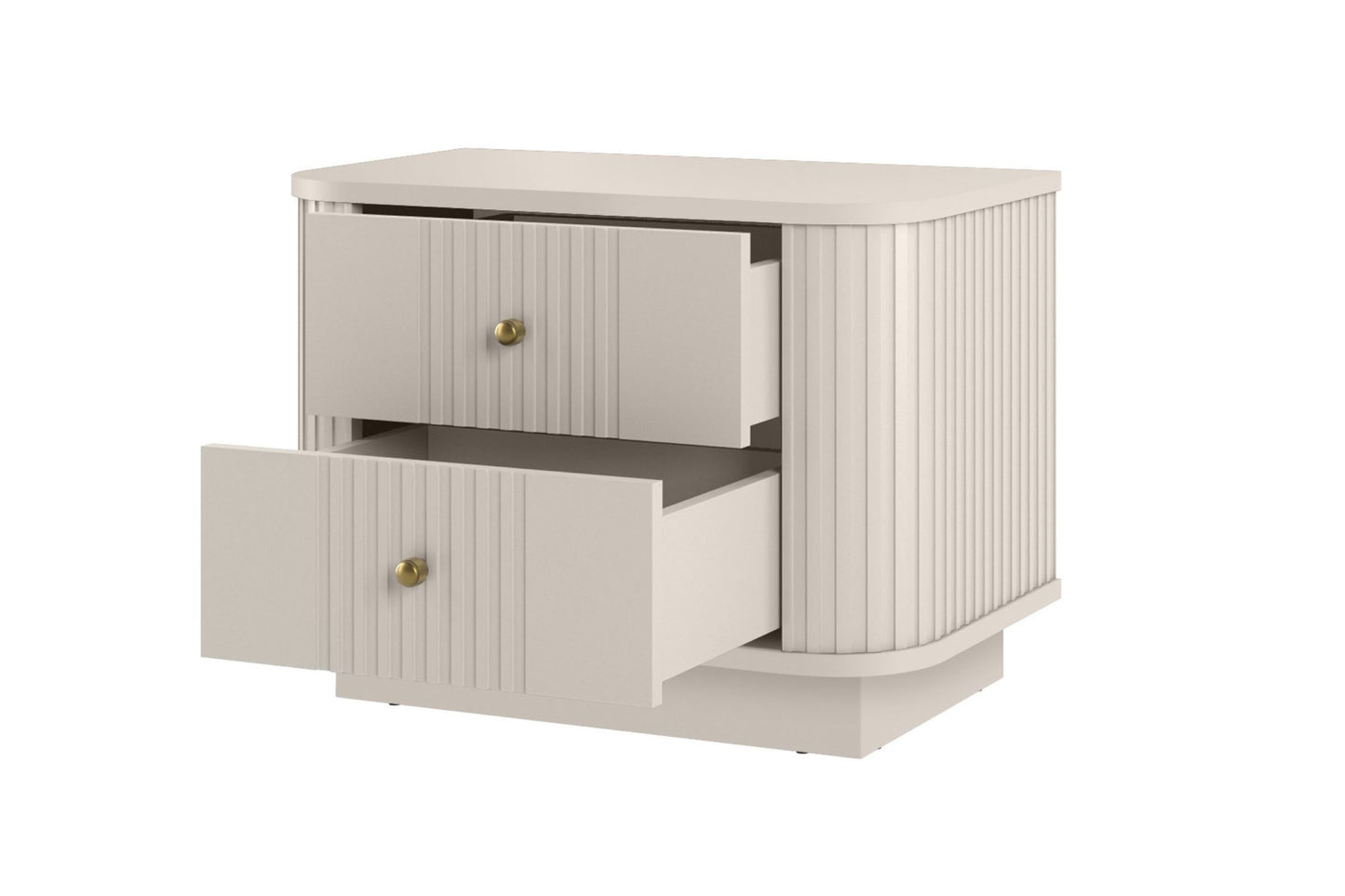 Naktsskapītis Vespa (2) 56/43/38 cm kašmirs/zelts - N1 Home