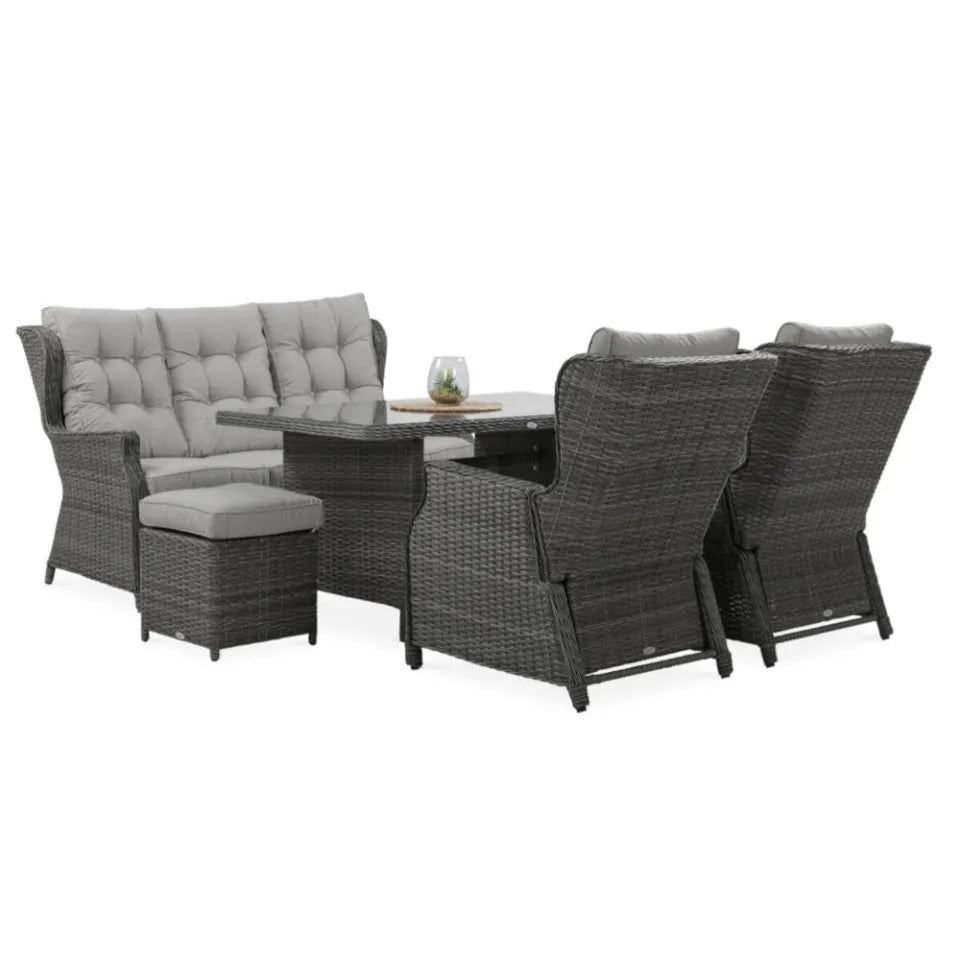 Dārza komplekts Balti Dins tumši pelēks - N1 Home