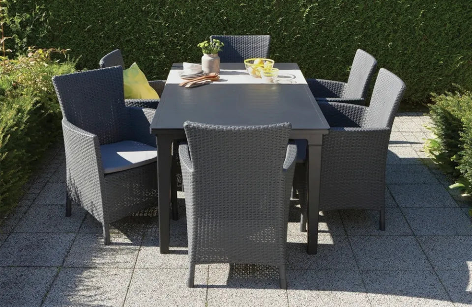 Dārza krēsls Foko Jova 62/60/89 cm grafīts - N1 Home