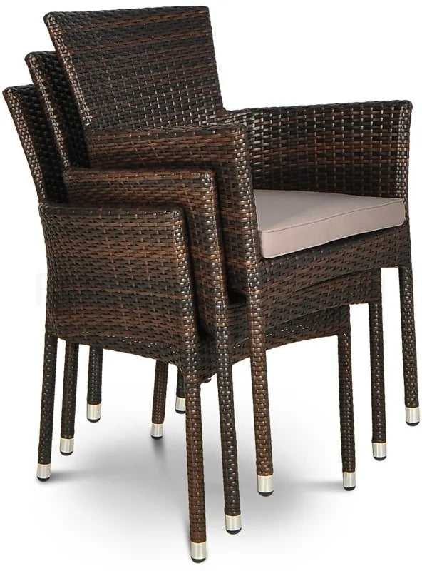 Dārza krēsls Leri 57/62/84 cm brūns - N1 Home