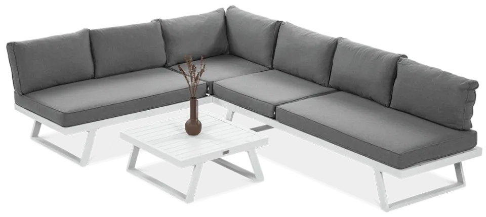 Dārza komplekts Midwi balts - N1 Home